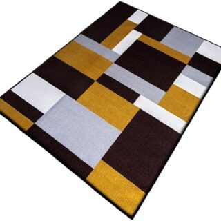 Solid 200x160cm 3D Geometric Lounge Area Rug - Sitting Room Carpet Mat