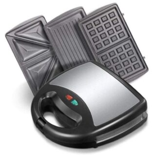 3-in-1 Breakfast Maker Set – Sandwiches, Waffles, and Griller