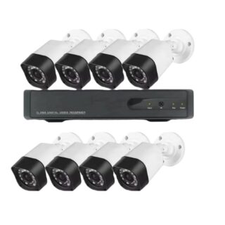 8 Security Kit - 1080p Wired CCTV Camera Surveillance with Night Vision