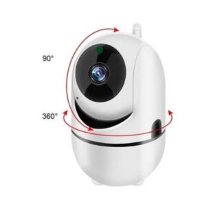 Auto Tracking 1080P Wireless WiFi IP Camera - Smart Indoor Security & Baby Monitor