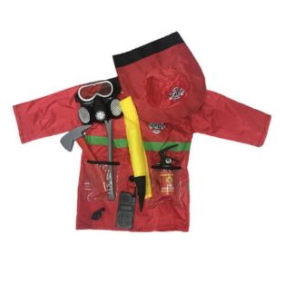 Fireman - Kids Career Day Halloween Costume- 3 to 7Years Old
