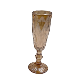 Brown Gold 6Pcs Champagne Glasses