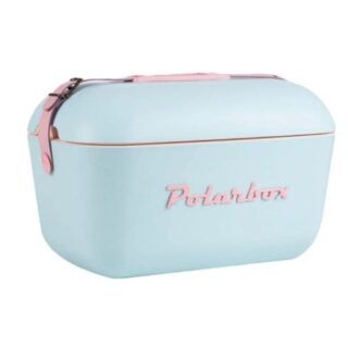 Light Blue 20L Polarbox Lavish Travel Cooler Box with Durable Strap