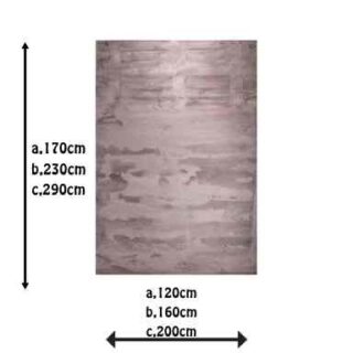 Dark Grey Mat/Rug Faux Fur Lounge/Bedroom Carpet 