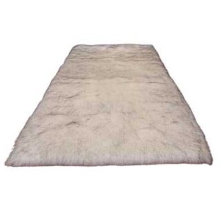 120by180cm Black & White Fluffy Fur Seat Cover Mat- High Quality Rug Carpet
