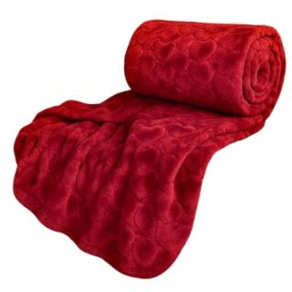  Heart Super Soft Mink Blanket Flannel Throw Fleece