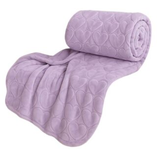  Heart Super Soft Mink Blanket Fleece  Flannel Throw