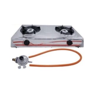2-Burner Stainless Steel Gas Stove