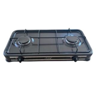 2-Burner Gas Stove with Auto-Ignition