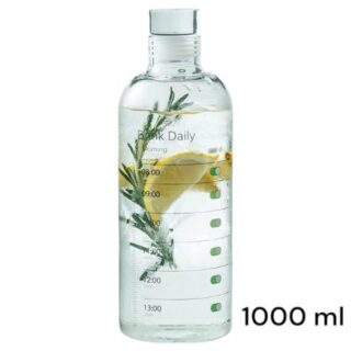 1000ml Borosilicate Glass Beverage Bottle - Transparent