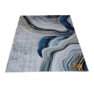 Marble 200x160cm 3D Geometric Lounge Area Rug - Sitting Room Carpet Mat